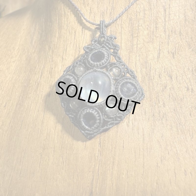 画像6: ☆01/29UP☆月の波動：ロイヤルレインボームーンストーン：先生作品：ブルーフローライト：ラブラドライト：ラニアケア超銀河団 (6)