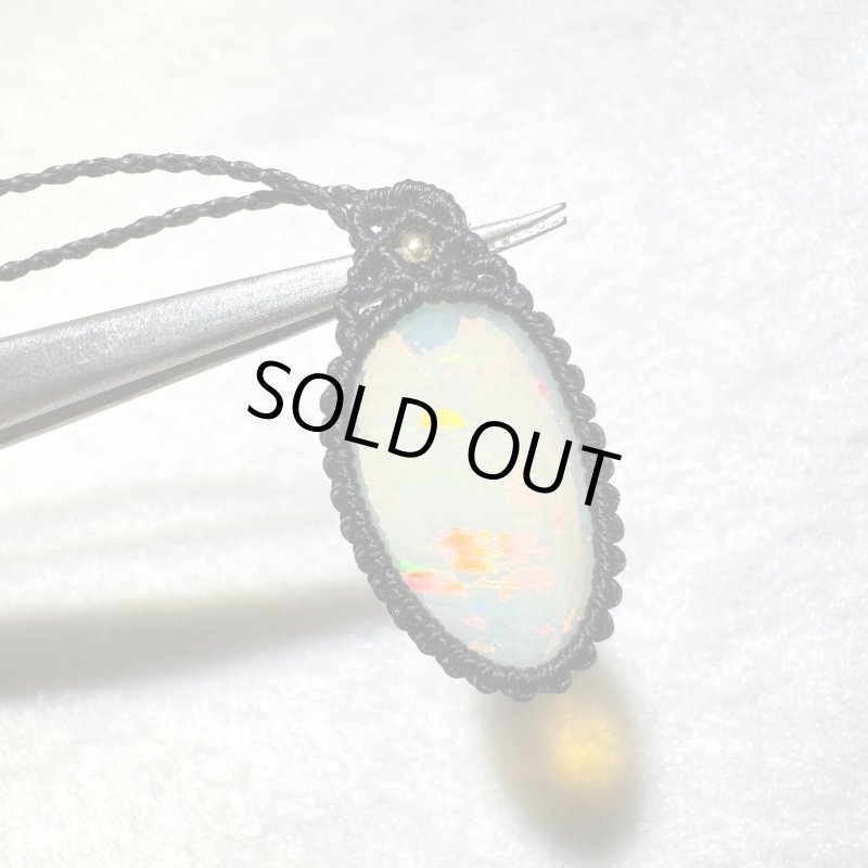 画像4: ☆02/21UP☆エチオピアンオパール：燃えるオパール：透明感ホワイト：テーベの夕焼け1 (4)