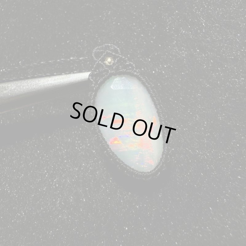 画像3: ☆02/21UP☆エチオピアンオパール：燃えるオパール：透明感ホワイト：テーベの夕焼け1 (3)