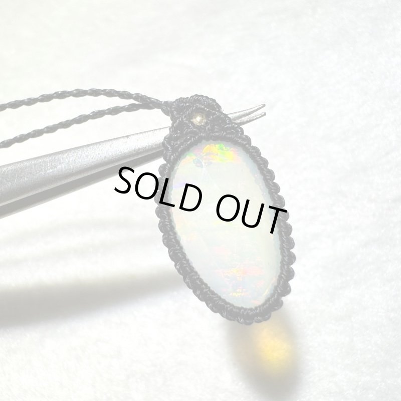 画像5: ☆02/21UP☆エチオピアンオパール：燃えるオパール：透明感ホワイト：テーベの夕焼け1 (5)