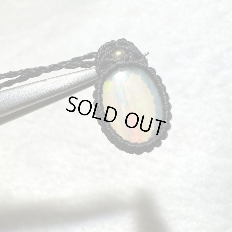 画像2: ☆02/21UP☆エチオピアンオパール：燃えるオパール：透明感ホワイト：ストライプ：テーベの夕焼け2 (2)