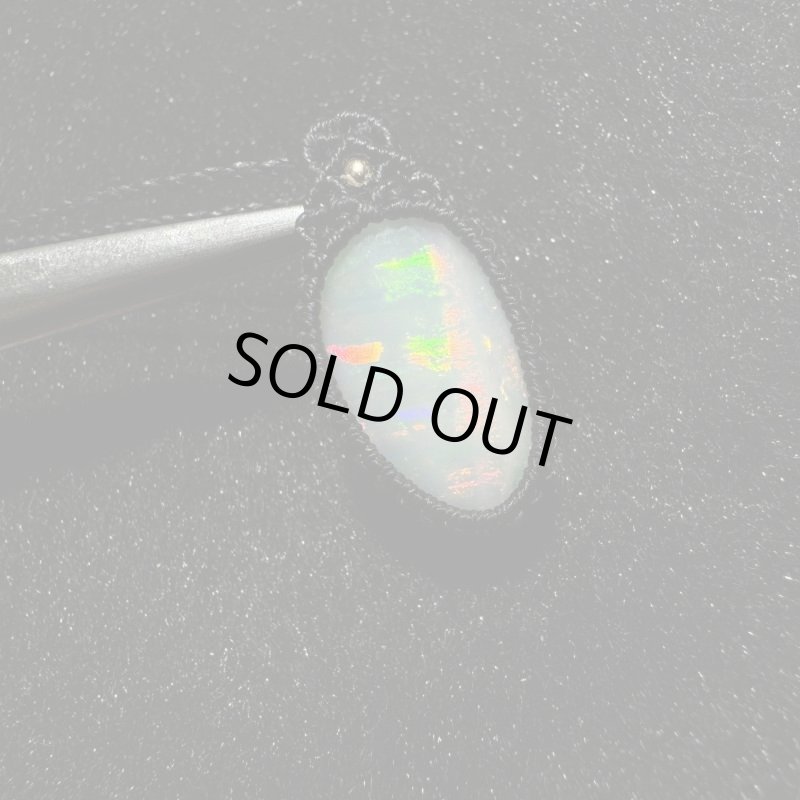 画像2: ☆02/21UP☆エチオピアンオパール：燃えるオパール：透明感ホワイト：テーベの夕焼け1 (2)