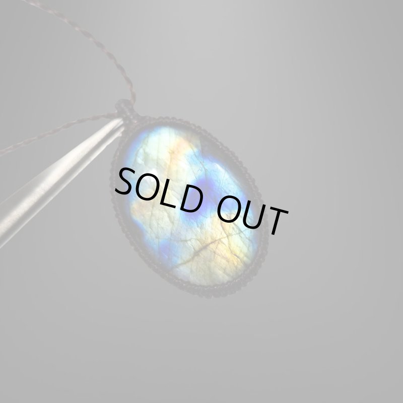 画像2: ☆07/18UP☆レインボーラブラドライト:青い光を発する美しいハイクオリティ天然ラブラドライト:レインボーガイダンス1 (2)