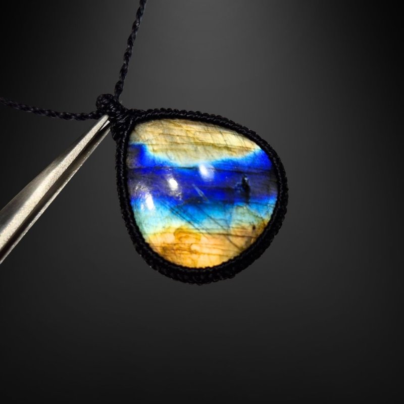 画像2: ☆07/18UP☆レインボーラブラドライト:青い光を発する美しいハイクオリティ天然ラブラドライト:レインボーガイダンス5 (2)