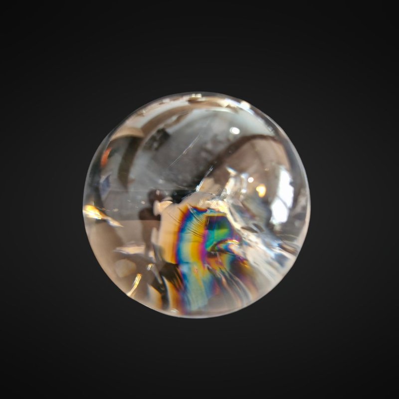 画像3: ☆07/19UP☆天然アイリスクォーツ:虹の屈折の出る奇跡のピース:奇跡の虹入りBIGサイズ: (3)