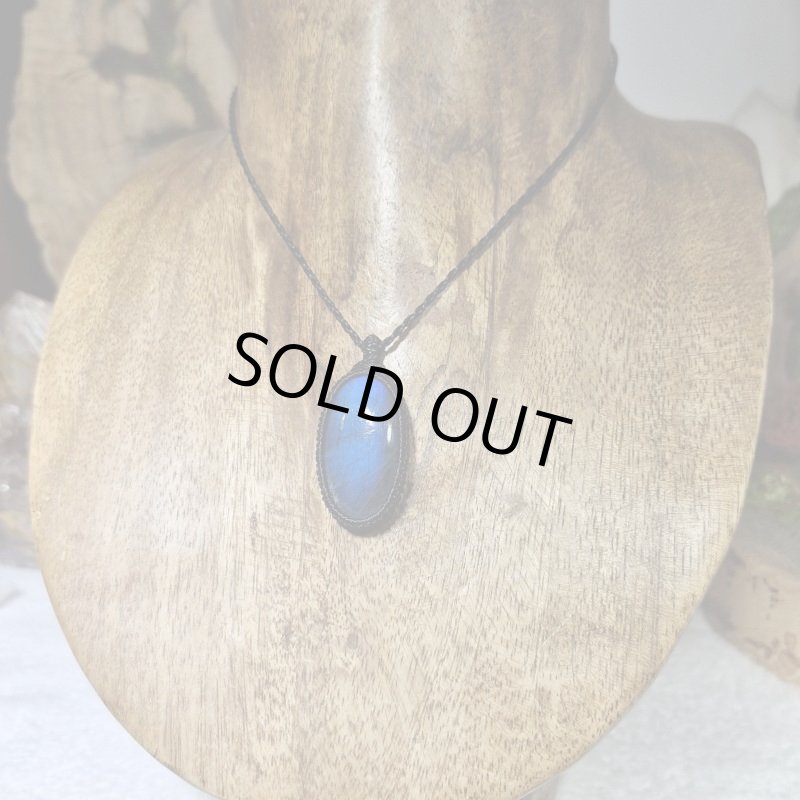 画像4: ☆08/19UP☆レインボーラブラドライト：青い光を発する美しいハイクオリティ天然ラブラドライト：月影の語り (Tales of the Moonshadow) (4)