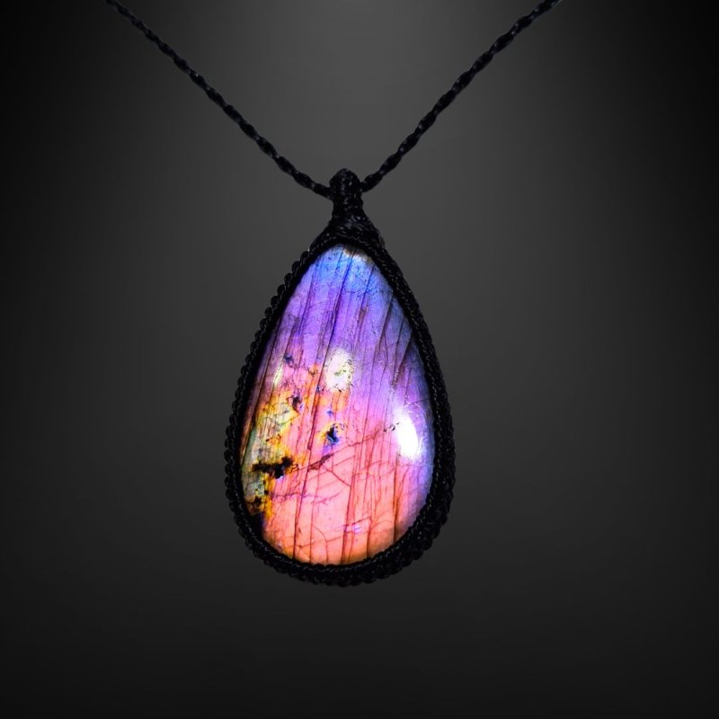 画像3: ☆07/18UP☆レインボーラブラドライト：青い光を発する美しいハイクオリティ天然ラブラドライト：銀河の調べ (Galaxy's Melody) (3)