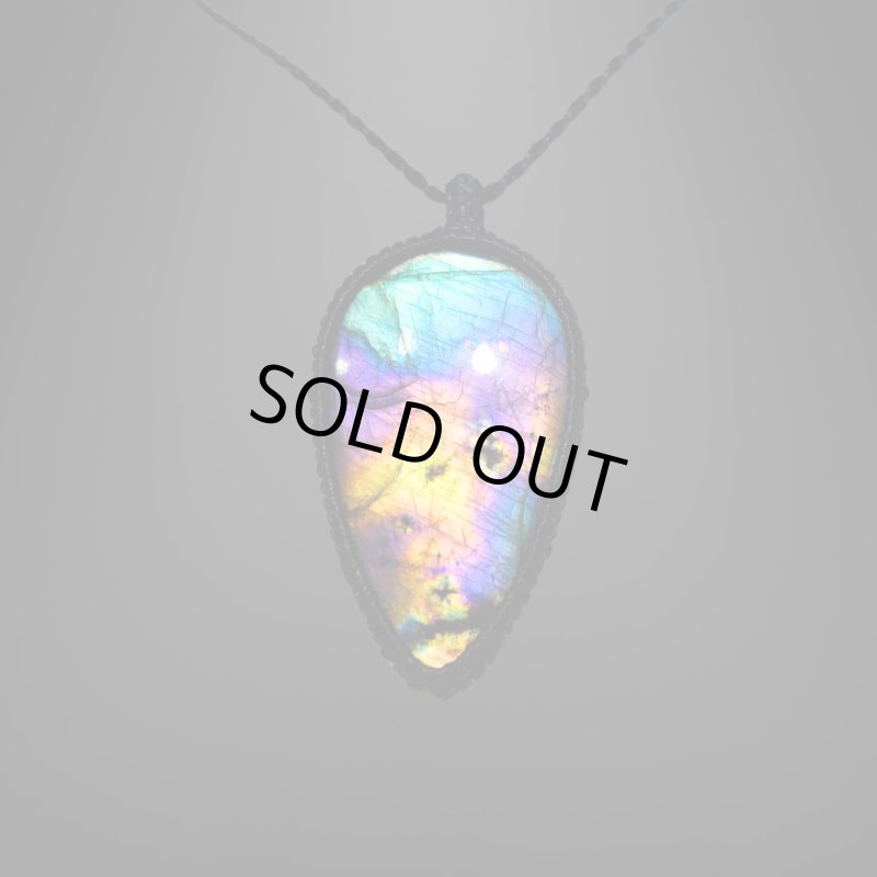 画像1: ☆07/18UP☆レインボーラブラドライト:青い光を発する美しいハイクオリティ天然ラブラドライト:星の軌跡 (Stellar Path) (1)