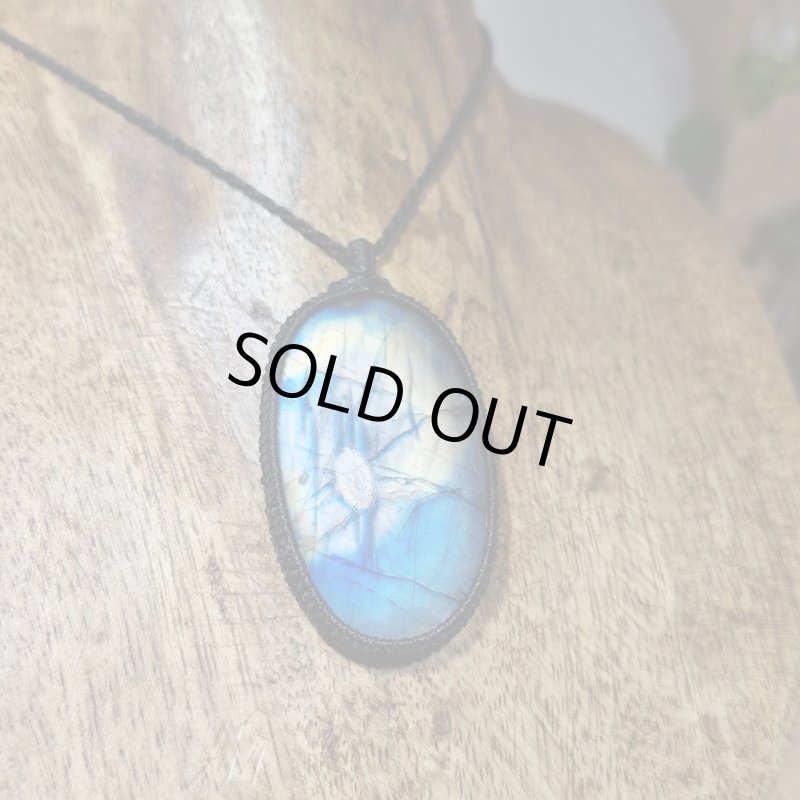 画像5: ☆08/19UP☆アウトレット→角度→20000円【格安販売】レインボーラブラドライト：青い光を発する美しいハイクオリティ天然ラブラドライト：星空の神話 (Myth of the Starry Sky) (5)