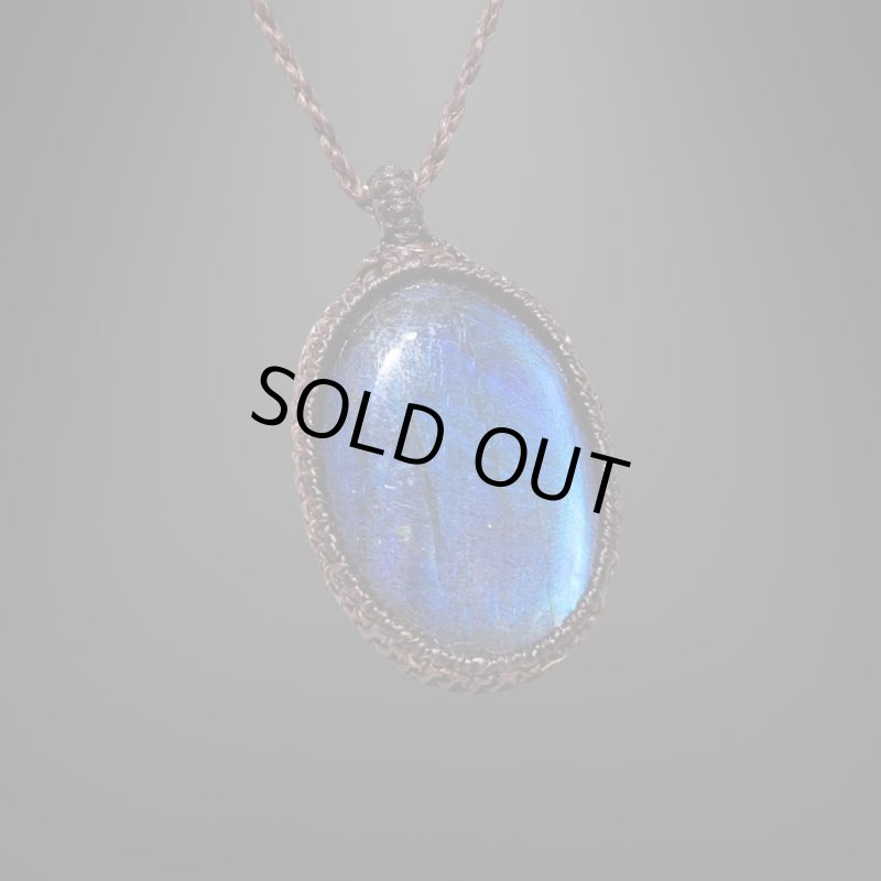 画像3: ☆09/16UP☆ディープブルーラブラドライト：青い光を発する美しいハイクオリティ天然ラブラドライト：ルナサークル (3)