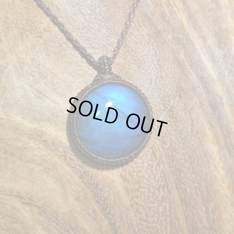 画像3: ☆09/16UP☆ディープブルーラブラドライト：青い光を発する美しいハイクオリティ天然ラブラドライト：ギャラクシーフロー (3)