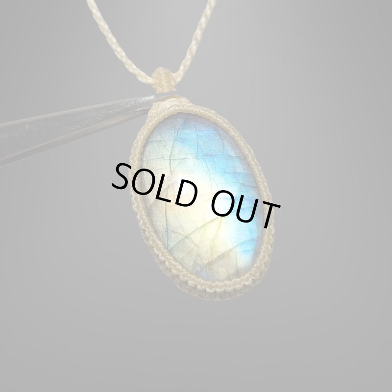 画像2: ☆09/16UP☆レインボーラブラドライト：青い光を発する美しいハイクオリティ天然ラブラドライト：ゼンマンダラ (2)