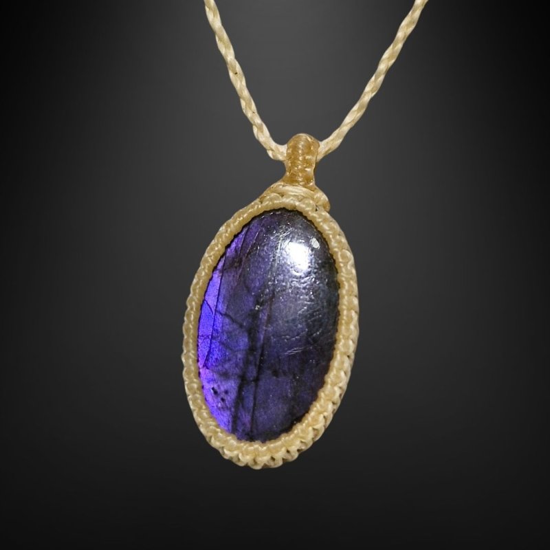 画像3: ☆09/16UP☆レインボーラブラドライト:青い光を発する美しいハイクオリティ天然ラブラドライト:サクレッドジオメトリ (3)