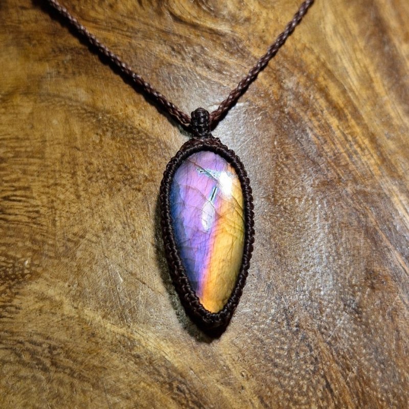 画像4: ☆09/16UP☆レインボーラブラドライト:青い光を発する美しいハイクオリティ天然ラブラドライト:セレスティアルウェーブ (4)