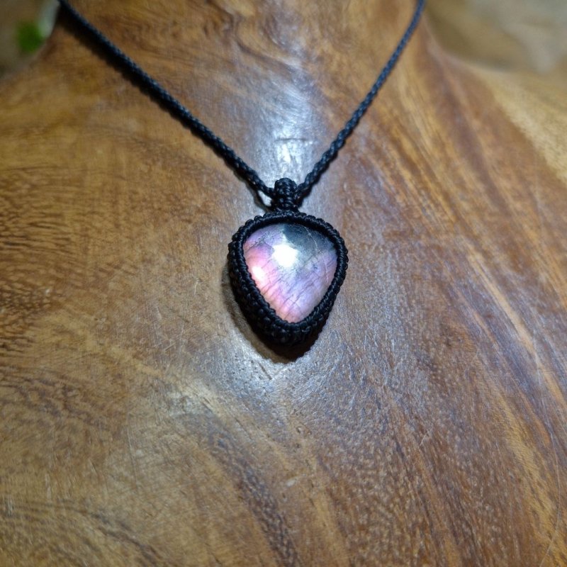 画像4: ☆09/16UP☆レインボーラブラドライト:青い光を発する美しいハイクオリティ天然ラブラドライト:フェニックスリバース (4)