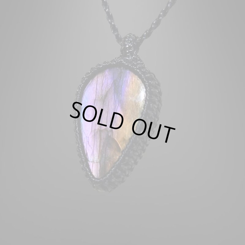 画像2: ☆09/16UP☆レインボーラブラドライト：青い光を発する美しいハイクオリティ天然ラブラドライト：ネビュラガーデン (2)