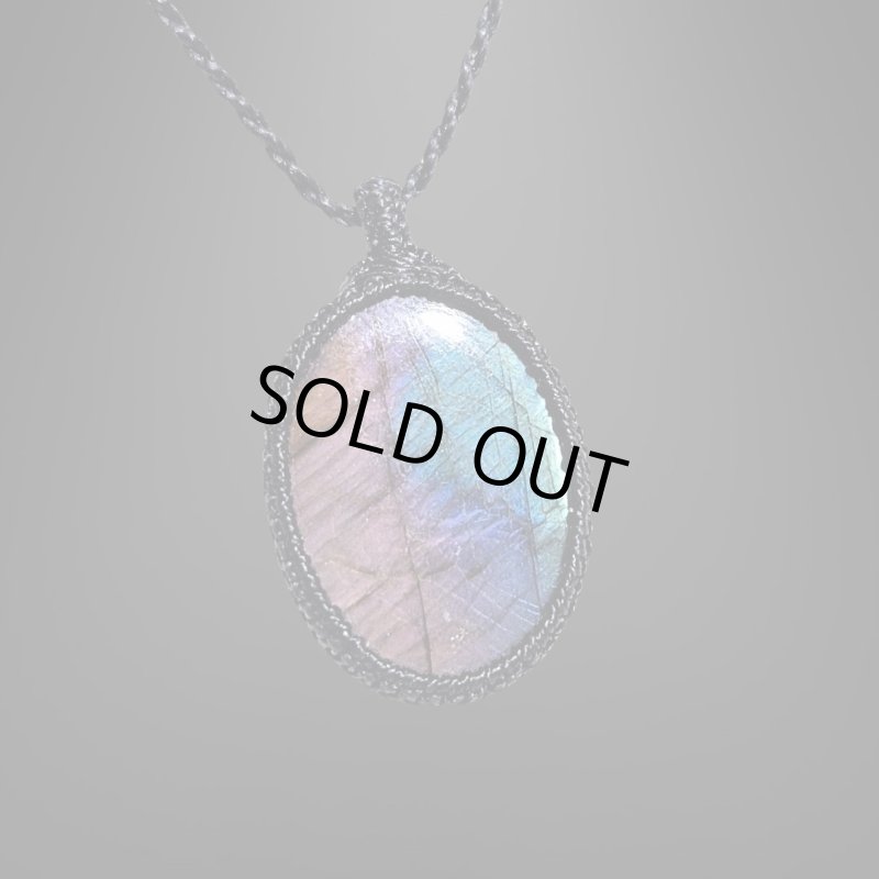 画像3: ☆09/16UP☆レインボーラブラドライト：青い光を発する美しいハイクオリティ天然ラブラドライト：ユニバースナビゲーション (3)