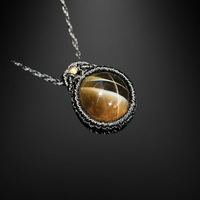 画像2: ☆09/16UP☆スモーキーシトリンキャッツアイ:美しいスターシラー:奇跡の閃光:コズミックブレス (2)