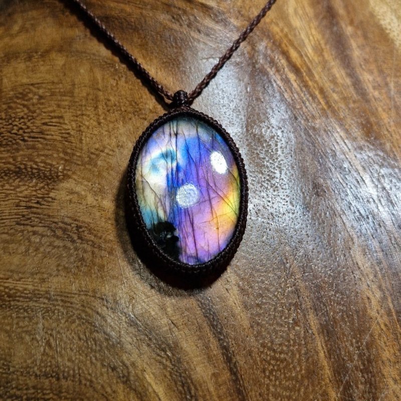 画像4: ☆09/16UP☆レインボーラブラドライト:青い光を発する美しいハイクオリティ天然ラブラドライト:トリニティゲート (4)