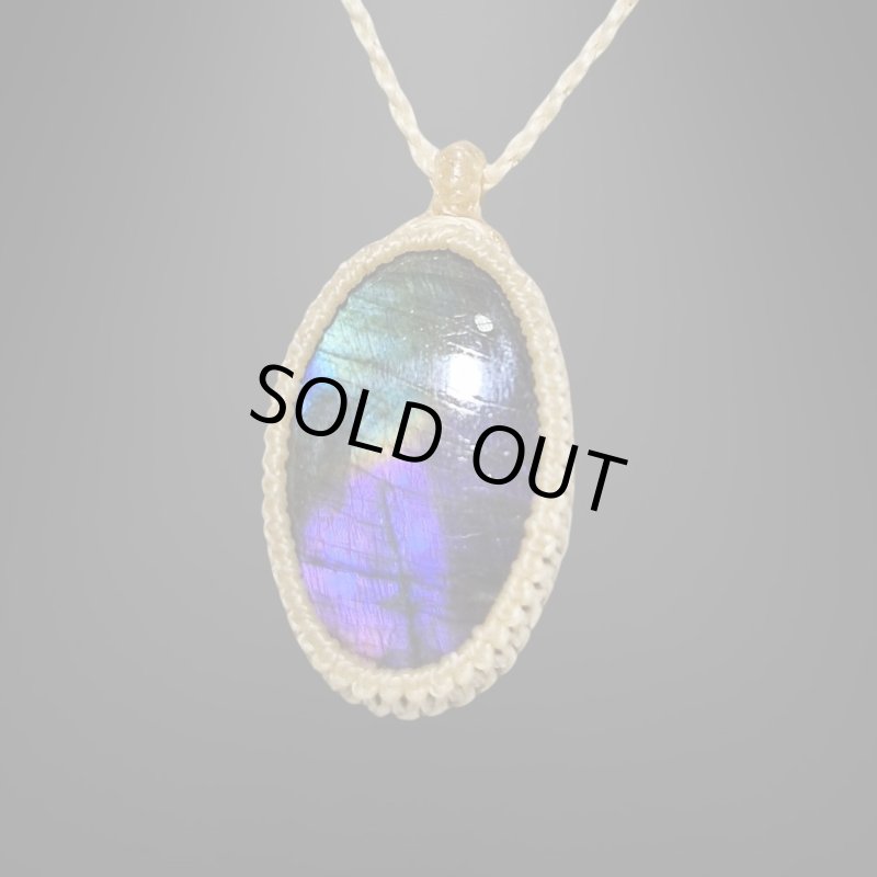 画像3: ☆09/16UP☆レインボーラブラドライト：青い光を発する美しいハイクオリティ天然ラブラドライト：サンクチュアリリング (3)