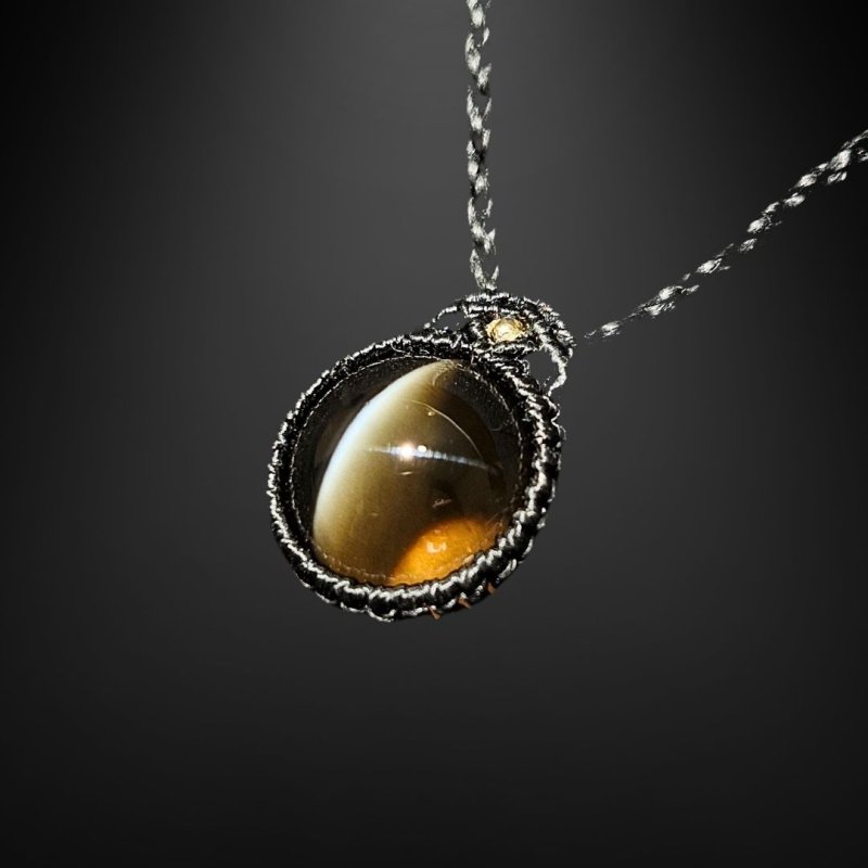 画像3: ☆09/16UP☆スモーキーシトリンキャッツアイ:美しいスターシラー:奇跡の閃光:オクタゴンライト (3)