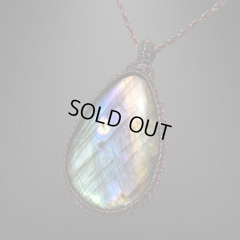 画像3: ☆09/16UP☆レインボーラブラドライト：青い光を発する美しいハイクオリティ天然ラブラドライト：スフィンクスコード (3)