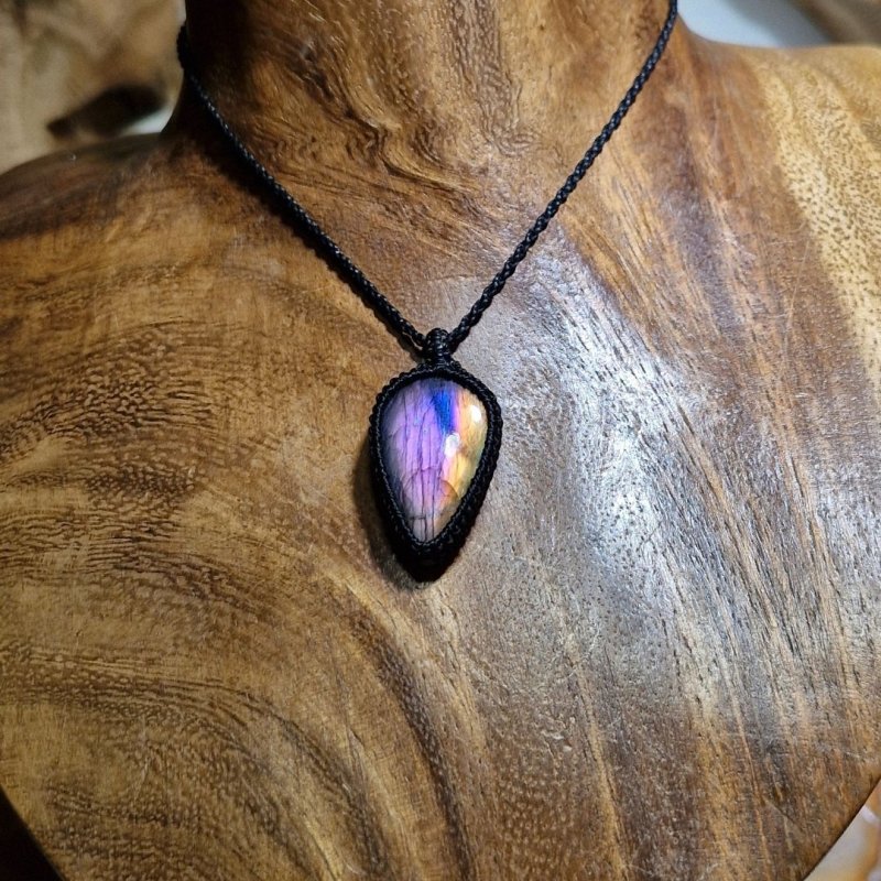 画像5: ☆09/16UP☆レインボーラブラドライト:青い光を発する美しいハイクオリティ天然ラブラドライト:ネビュラガーデン (5)