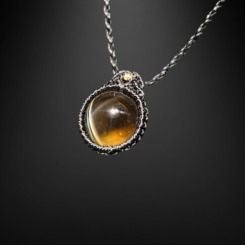 画像3: ☆09/16UP☆スモーキーシトリンキャッツアイ:美しいスターシラー:奇跡の閃光:コズミックブレス (3)