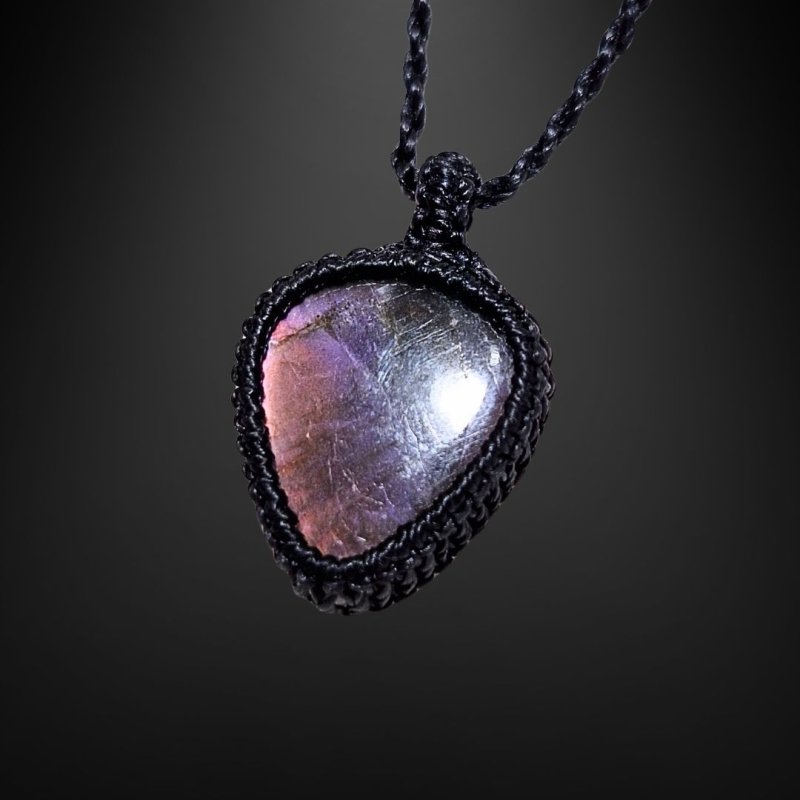 画像3: ☆09/16UP☆レインボーラブラドライト:青い光を発する美しいハイクオリティ天然ラブラドライト:フェニックスリバース (3)