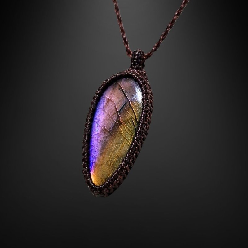 画像3: ☆09/16UP☆レインボーラブラドライト:青い光を発する美しいハイクオリティ天然ラブラドライト:セレスティアルウェーブ (3)