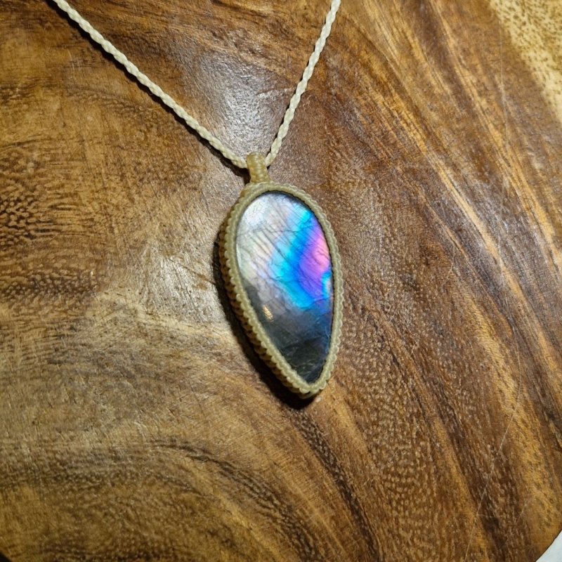 画像4: ☆09/16UP☆レインボーラブラドライト:青い光を発する美しいハイクオリティ天然ラブラドライト:ホロスフィア (4)