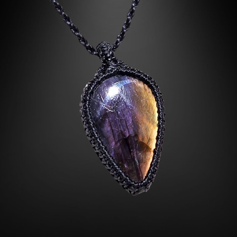 画像3: ☆09/16UP☆レインボーラブラドライト:青い光を発する美しいハイクオリティ天然ラブラドライト:ネビュラガーデン (3)