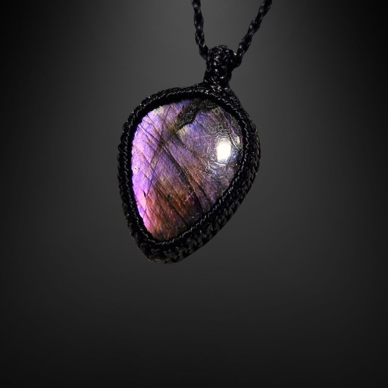 画像3: ☆09/16UP☆レインボーラブラドライト:青い光を発する美しいハイクオリティ天然ラブラドライト:アストラルドリーム (3)