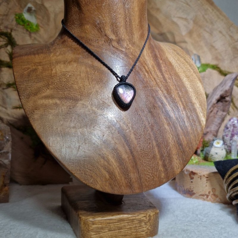 画像5: ☆09/16UP☆レインボーラブラドライト:青い光を発する美しいハイクオリティ天然ラブラドライト:フェニックスリバース (5)