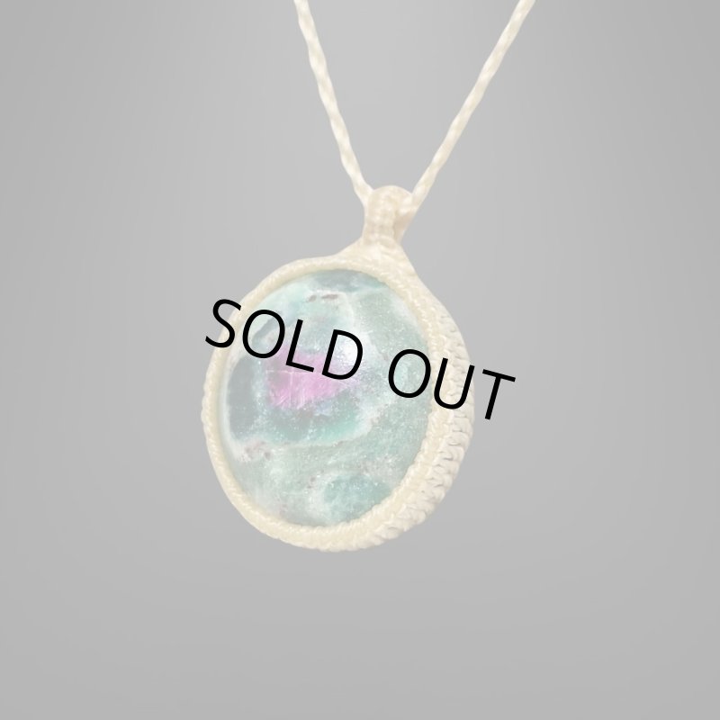 画像3: ☆09/16UP☆ルビーインゾイサイト:真っ赤なルビーが顔を出す:ゾイサイトとルビーのコラボレーションストーン:サークルオブライフ (3)