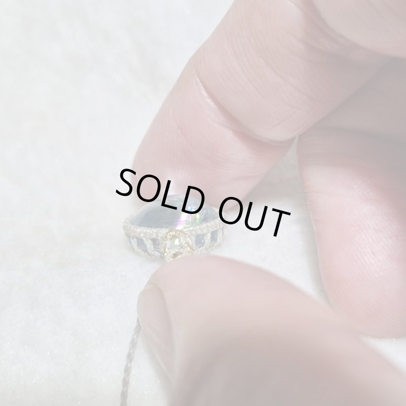 画像4: ☆09/16UP☆アクアマリン:先生作品:水色の宝石:自分にだけ輝く虹:金と銀の編み込みの世界:シリウスリング (4)