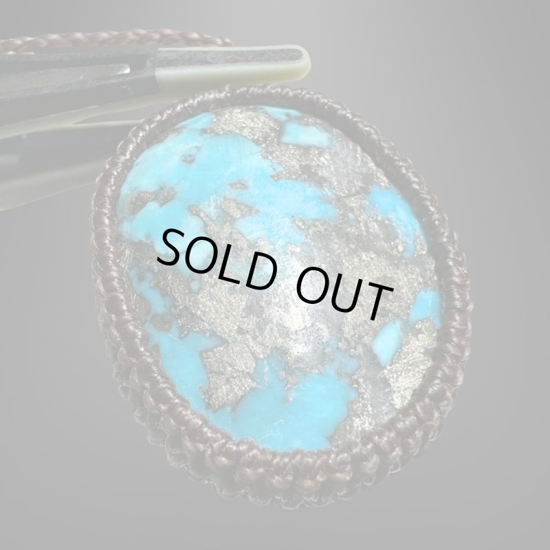 画像3: ☆10/16UP☆ペルシャ産:ハイクオリティターコイズ:パイライトの奇跡:彗星の尾 (3)