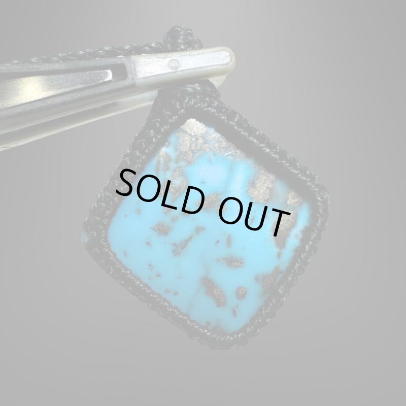 画像2: ☆10/16UP☆ペルシャ産:ハイクオリティターコイズ:パイライトの奇跡:ノヴァ (2)