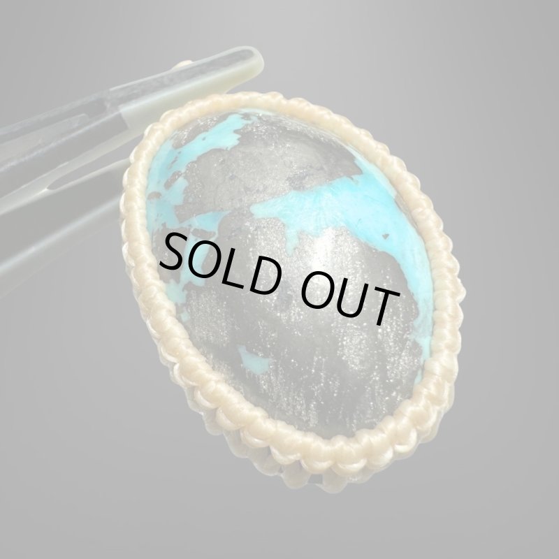 画像3: ☆10/16UP☆ペルシャ産:ハイクオリティターコイズ:パイライトの奇跡:オーロラの輝き (3)