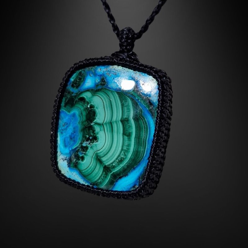 画像3: ☆10/16☆クリソコラ×マラカイト:奇跡のミックスストーン:ダークマター (3)