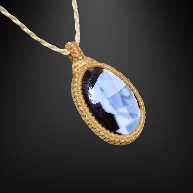 画像3: ☆10/16UP☆ブルーオパール:透明感のあるコモンオパール:いいバイカラー:インフィニティ (3)