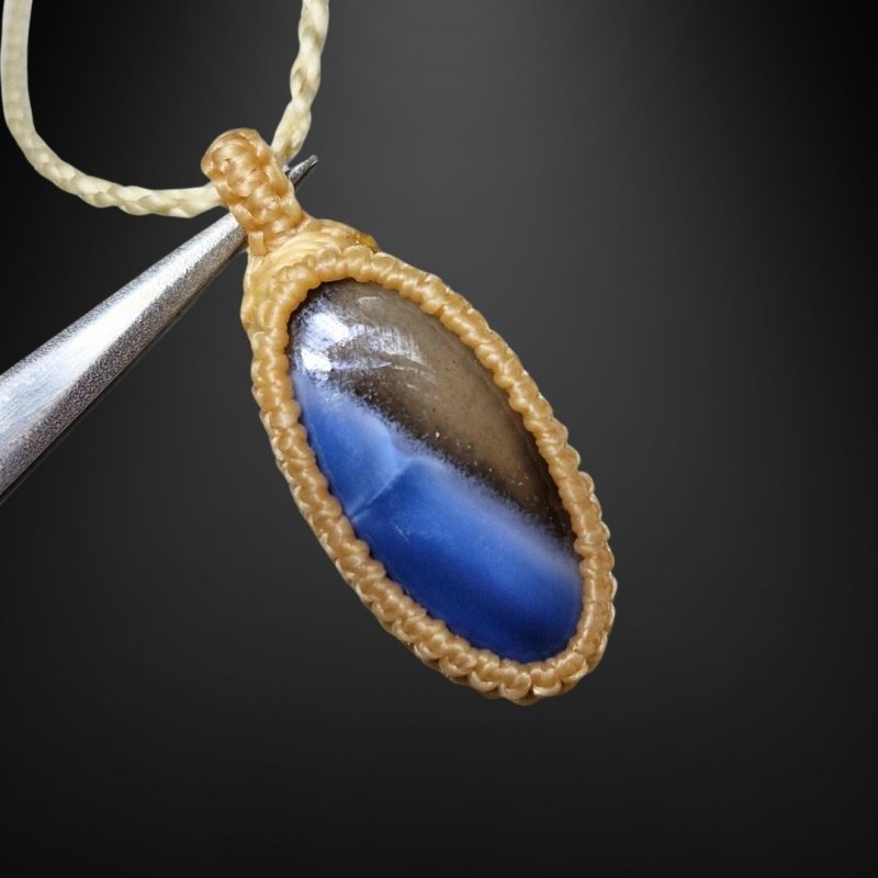 画像2: ☆10/16UP☆ブルーオパール:透明感のあるコモンオパール:いいバイカラー:スターダスト (2)