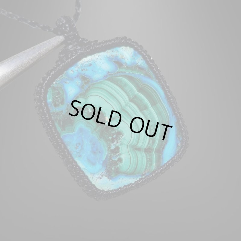 画像1: ☆10/16☆クリソコラ×マラカイト：奇跡のミックスストーン：ダークマター (1)