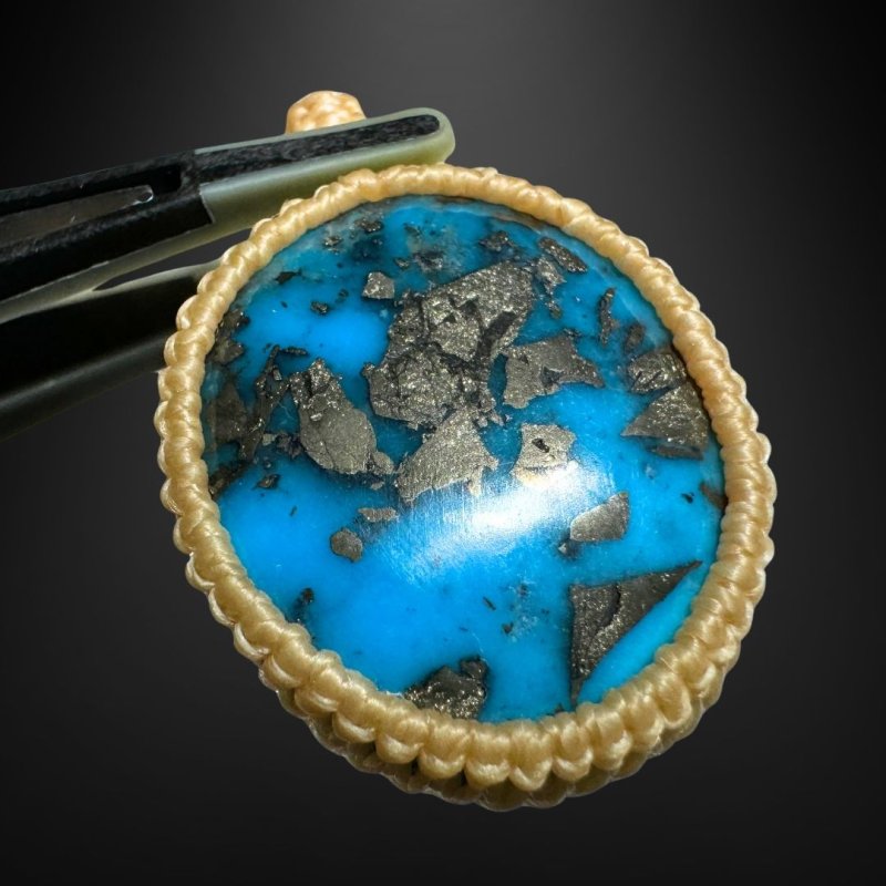 画像3: ☆10/16UP☆ペルシャ産:ハイクオリティターコイズ:パイライトの奇跡:星の子 (3)