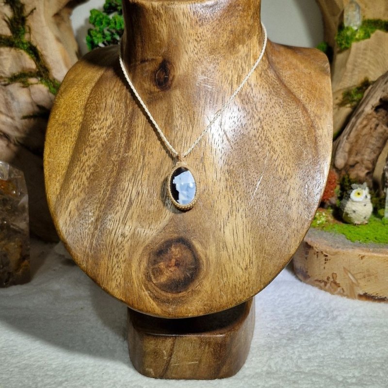 画像4: ☆10/16UP☆ブルーオパール:透明感のあるコモンオパール:いいバイカラー:インフィニティ (4)