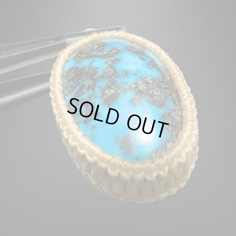 画像3: ☆10/16UP☆ペルシャ産：ハイクオリティターコイズ：パイライトの奇跡：月の影 (3)