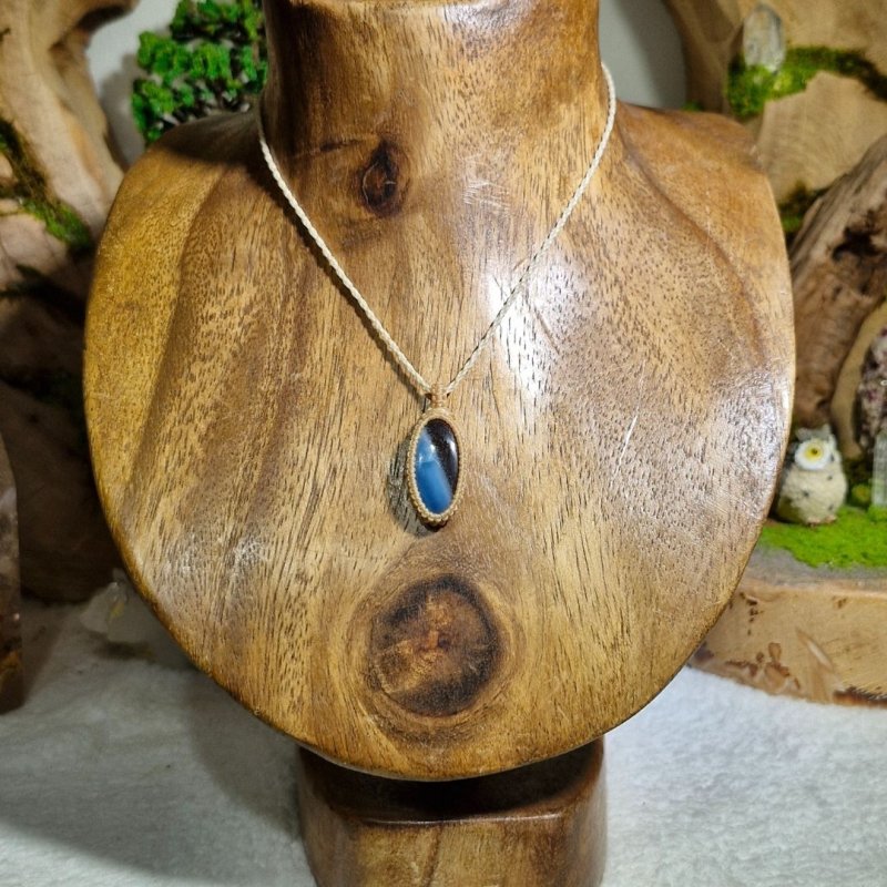 画像4: ☆10/16UP☆ブルーオパール:透明感のあるコモンオパール:いいバイカラー:スターダスト (4)