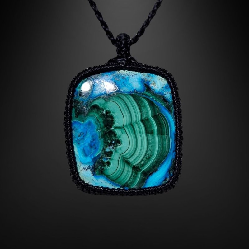 画像2: ☆10/16☆クリソコラ×マラカイト:奇跡のミックスストーン:ダークマター (2)