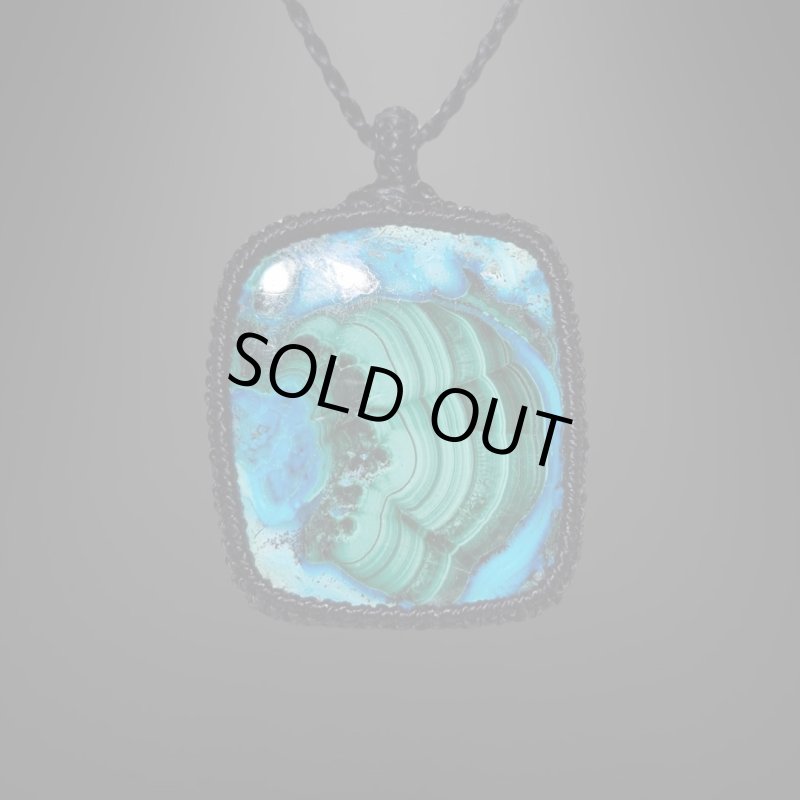 画像2: ☆10/16☆クリソコラ×マラカイト：奇跡のミックスストーン：ダークマター (2)