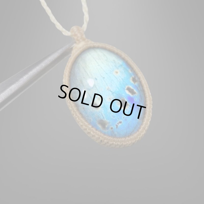 画像2: ☆10/16UP☆ラブラドライト:青い光を発する美しいハイクオリティ天然ラブラドライト:コスモス (2)